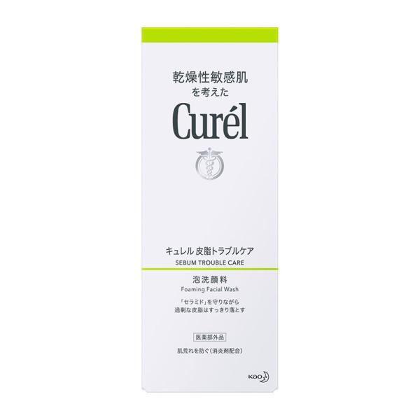【医薬部外品】 花王 乾燥性敏感肌を考えた キュレル 皮脂トラブルケア 泡洗顔料 150mL ◆