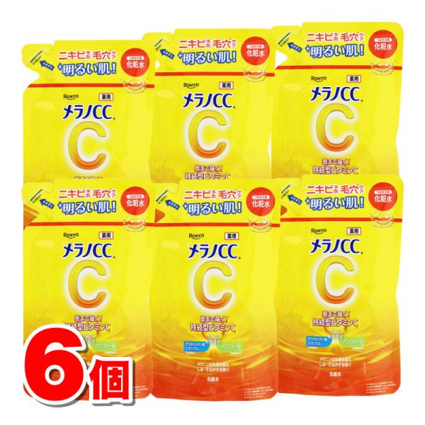ロート製薬 メラノCC 薬用しみ対策美白化粧水 詰替 170mL　×6個