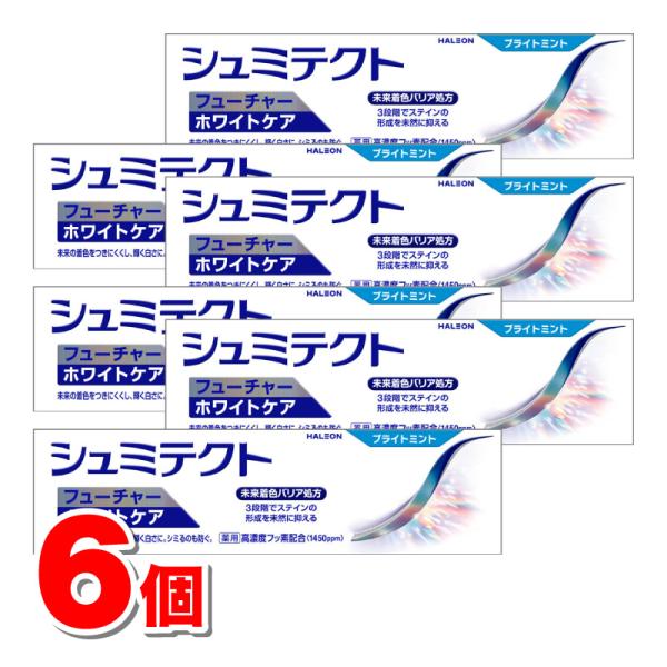 Haleonジャパン シュミテクト フューチャーホワイトケア ブライトミント 80g　×6個 ★