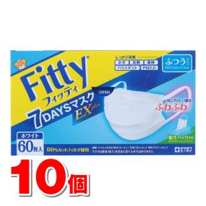 フィッティ 7デイズマスク EXプラス ホワイト ふつう ( 60枚入