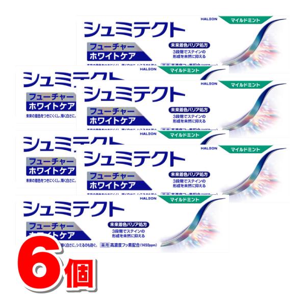 Haleonジャパン シュミテクト フューチャーホワイトケア マイルドミント 80g　×6個 ★