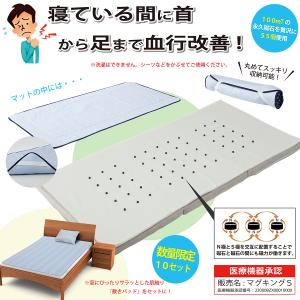 肩 首 背中 腰 永久磁石 快適 快眠 メッシ...の詳細画像1