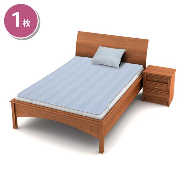 残り5枚 風通しよか 敷きパッド 枕カバー付 快適 快眠 メッシュ キルト構造 しじら生地 通気性 ...