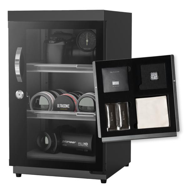 リフィルセット　防湿庫 カメラ Re:CLEAN 40L 保管 カビ対策 日本製アナログ湿度計 5年...