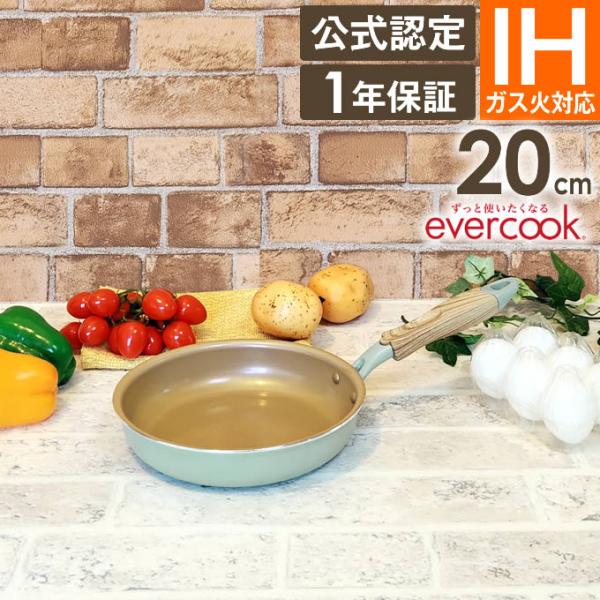 フライパン 20cm evercook エバークック フライパン 20cm オパールグリーン EIF...