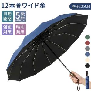 傘 晴雨兼用傘 折りたたみ傘 メンズ 日傘 自動...の商品画像