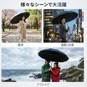 傘 晴雨兼用傘 折りたたみ傘 メンズ 日傘 自...の詳細画像2