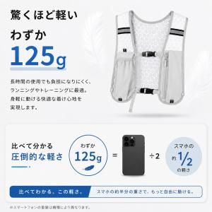 ランニングベストランニングリュック マラソン ...の詳細画像4