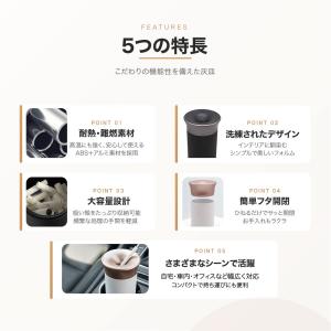 灰皿 車用 蓋付き 車載 おしゃれ 卓上 フタ...の詳細画像3