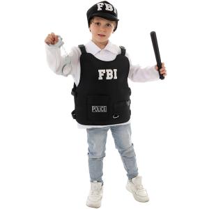 ハロウィン 衣装 子供 コスプレ FBI キッ...の詳細画像1