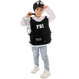 ハロウィン 衣装 子供 コスプレ FBI キッ...の詳細画像2
