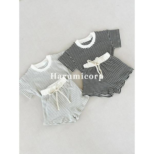 セットアップ キッズ 兄妹 双子子供服 tシャツ 綿 ショートパンツ ベビー服 男の子 女の子 ジャ...