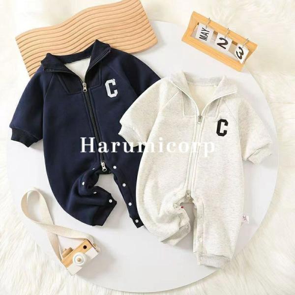 ベビー服 長袖 ロンパース 女の子 男の子 ベビー 新生児 カバーオール 退院着 ベビーロンパース ...