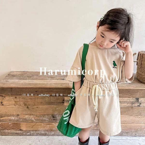 韓国子供服 セットアップ 女の子 tシャツ キッズ 半袖 ハーフパンツ 子供服 春 夏 トップス 半...