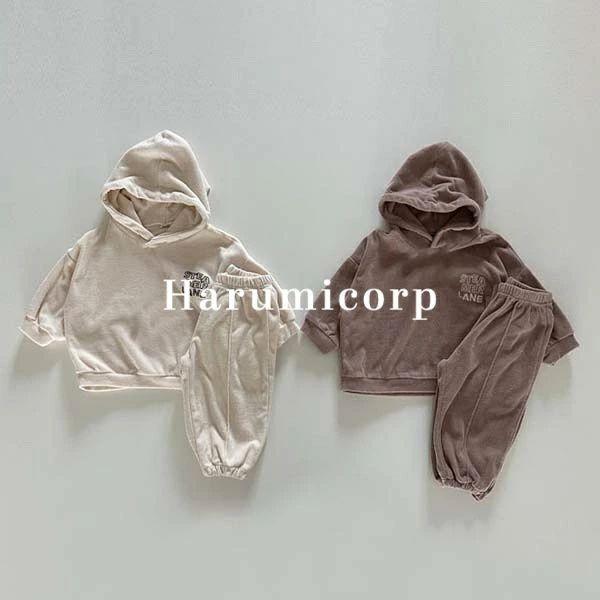 セットアップ キッズ ベビー服 女の子 男の子 パーカー スウェット 長袖 綿 ロングパンツ 子供服...