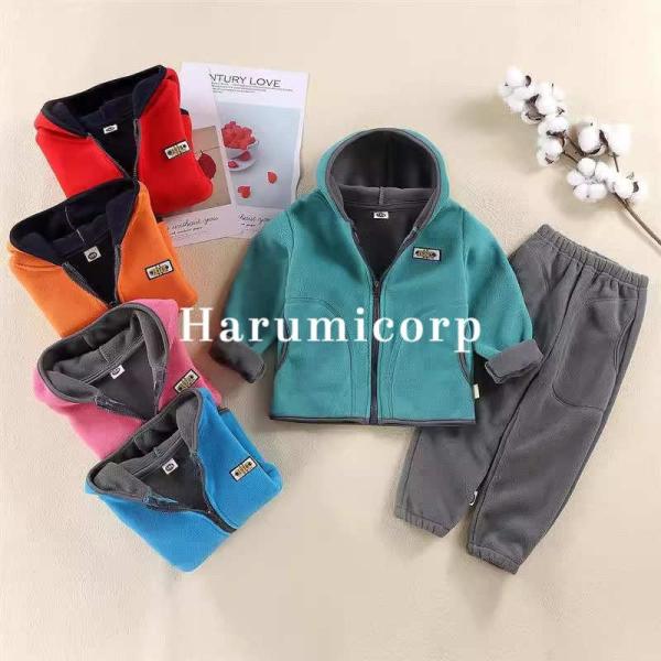 セットアップ キッズ 春秋冬 子供服 女の子 男の子 パーカー ロングパンツ おしゃれ 可愛い ベビ...