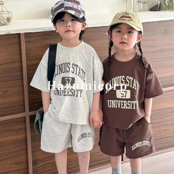 セットアップ キッズ 兄妹 子供服 ジャージ 上下セット ジュニア ベビー服 女の子 男の子 tシャ...