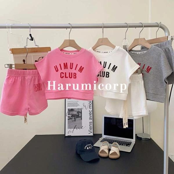 セットアップ キッズ 半袖 ベビー服 女の子 男の子 tシャツ ショートパンツ 子供服 ジャージ 上...