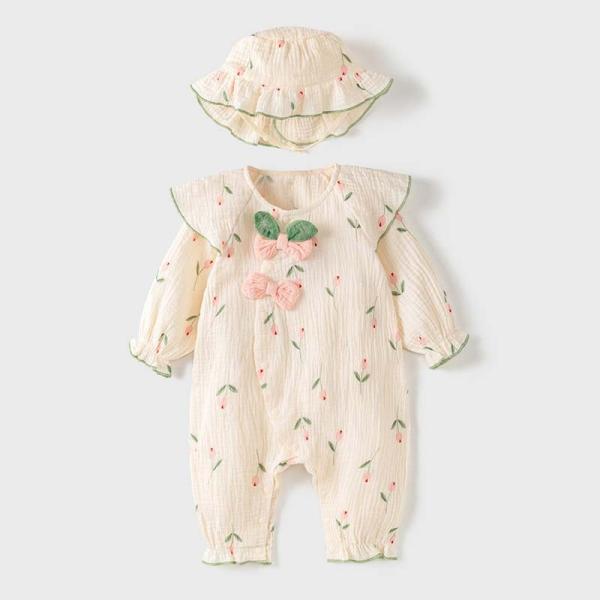 セレモニードレス 退院着 ロンパース キッズ セット 帽子付き ベビー 赤ちゃん 新生児 ベビー服 ...