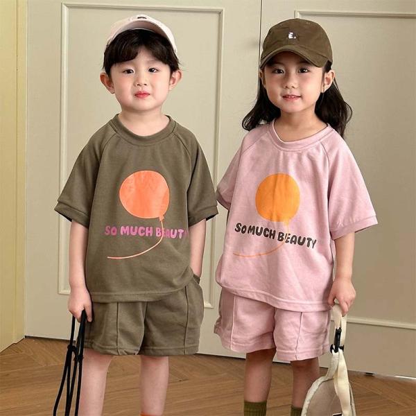 セットアップ キッズ 兄妹 服 女の子 男の子 ジャージ 上下セット ジュニア 赤ちゃん ベビー服 ...