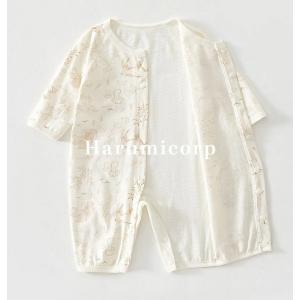 ロンパース 長袖 薄手 春 夏 男の子 女の子...の詳細画像4