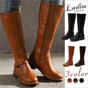 レディースウエスタンブーツシューズブーツジョッキーブーツ靴復古ロングブーツ