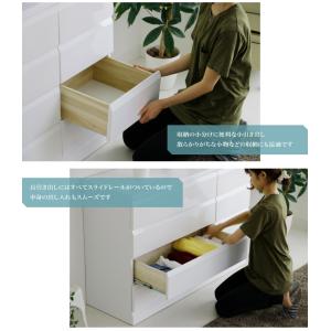 チェスト 白 完成品 ローチェスト タンス お...の詳細画像4