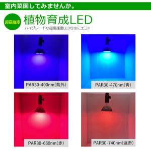 植物育成 LED ランプ(青)100W相当 P...の詳細画像1