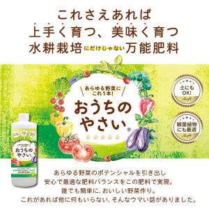水耕栽培 肥料 液体肥料 活力剤 おうちのやさ...の詳細画像5
