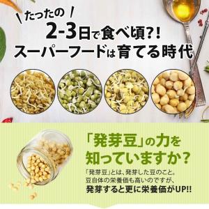 豆 スプラウト 発芽豆 おかわりセット 栽培キ...の詳細画像1