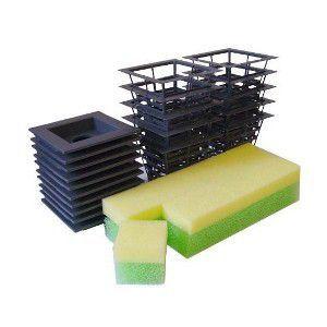 水耕栽培 スポンジ 果菜用培地 鉢 鉢カバー セット 10個組み Sethhkb10 水耕栽培専門のエコゲリラヤフー店 通販 Yahoo ショッピング