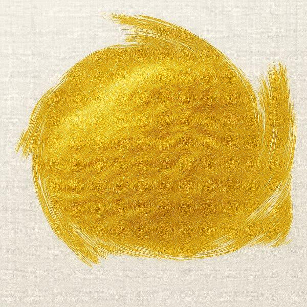 マイカ・シャインゴールド　10ｇ　／手作り石けん、色素材(カララント)、多彩にきらめくグリッター系マ...