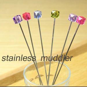 ［クリスタルマドラー］混ぜ棒 透明 おしゃれ かわいい