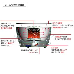 無煙炭火バーベキューグリル ロータスグリルXL...の詳細画像2