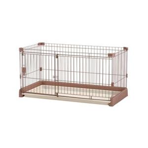 リッチェル ペット用 お掃除簡単サークル 150-80 ブラウン