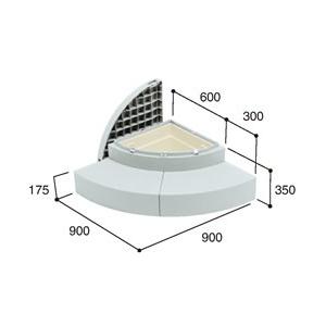 城東テクノ 【勝手口・外まわり】ハウスステップRタイプ(収納庫タイプ) CUB-R60S 送料無料