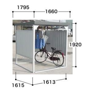 【ダイマツ×環境生活】ダイマツ多目的万能物置 DM-7壁面パネルショート型 幅1660×奥行1795...