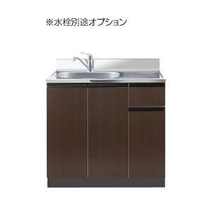 イースタン工業 CF2-100 流し台 [間口100cm 奥行55cm 高さ80cm]デッキ出し水栓タイプ ※送料無料(エリア限定)