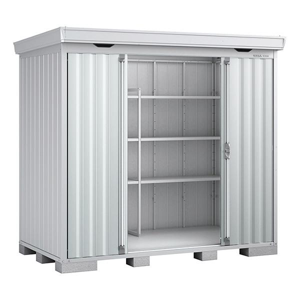 物置 屋外 イナバ物置 フォルタ FS-2614H 一般型 ハイルーフ プラチナシルバー [製品5年...