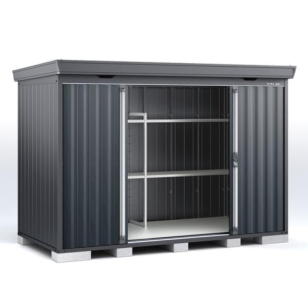 物置 屋外 イナバ物置フォルタ FS-3014SF 一般型 スタンダード 本体：フランネルグレー 扉...