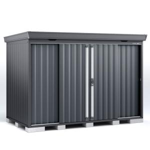物置 屋外 イナバ物置フォルタ FS-3015SF 一般型 スタンダード 本体：フランネルグレー 扉：チャコールグレー 収納