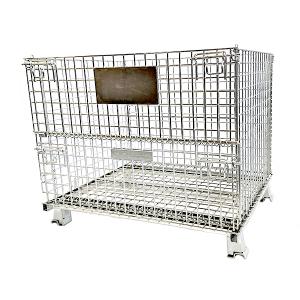 中古 メッシュパレット 800×600×500 網カゴ 網パレット 鉄