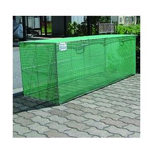 [エリア限定] カンエツ サビに強いステンレス枠 折り畳み式ごみ収集ボックス