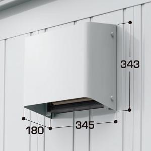イナバ物置 イナバガレージ 『※関東限定※』 オプション 壁面扉 SNR-3H