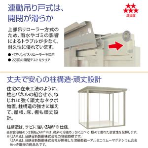 タクボ物置 屋外 大型 Mr.ストックマン ダ...の詳細画像4
