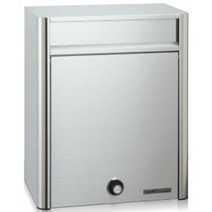 コーワソニア 郵便ポスト PF704 前入れ前出し 静音ダイヤル錠 ヘアライン仕上 PF704H スタンド別売 送料無料