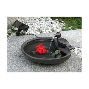 スマート社(イギリス) 【エリア限定送料無料】ソーラーウォーターシリーズ バードバス グレー SS2...