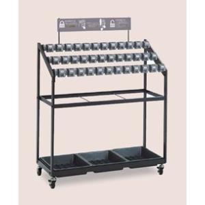 テラモト ダイヤルロック式 キーレス傘立トレス 36本収納 組立式 UB-269-036-0 ※受注生産品 ※お客様組立品 送料無料 ※ 個人宅配送不可