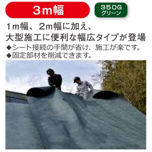 ザバーン 防草シート 350グリーン 2m×3...の詳細画像4