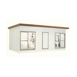 物置 屋外 お客様組立 ヨドハウスDタイプ 14畳 一般タイプ YHD-140A（80+60L） 送...